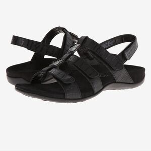 Vionic Women Amber Comfort Hook&loop Sandals Flats shoes sz 9